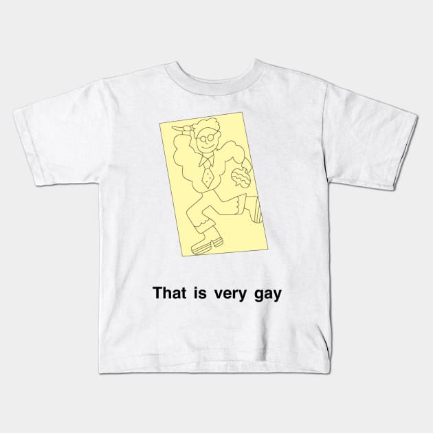 Peep Show Very gay note Kids T-Shirt by tommytyrer